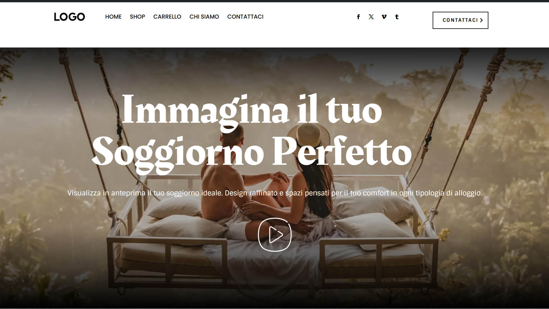 sito web professionale per hotel e garni realizzato in WordPress